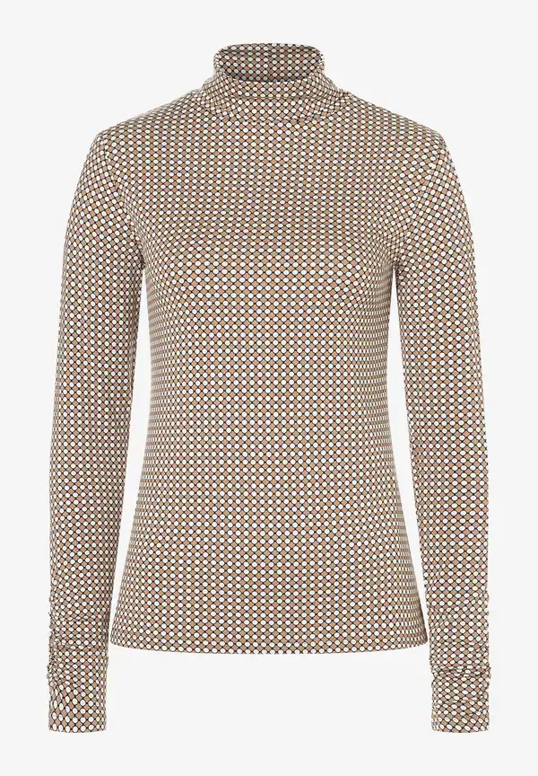 More & More Rollkragenshirt, Minimal-Print, Herbst-Kollektion Kostenloser Versand
