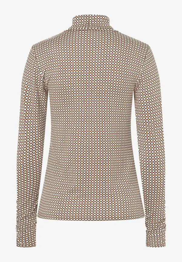 More & More Rollkragenshirt, Minimal-Print, Herbst-Kollektion Kostenloser Versand