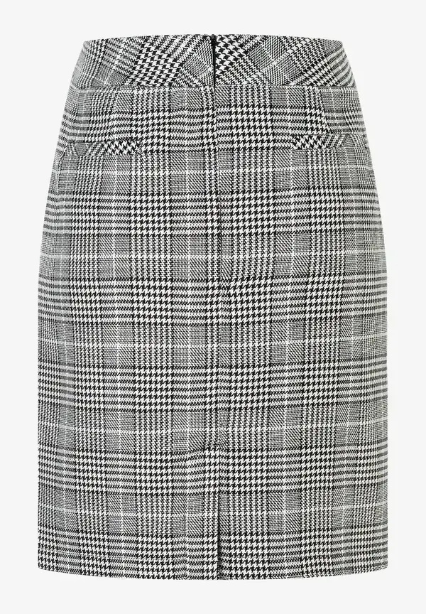 More & More Glencheck Rock, schwarz/ecru, Herbst-Kollektion Fabrikpreis