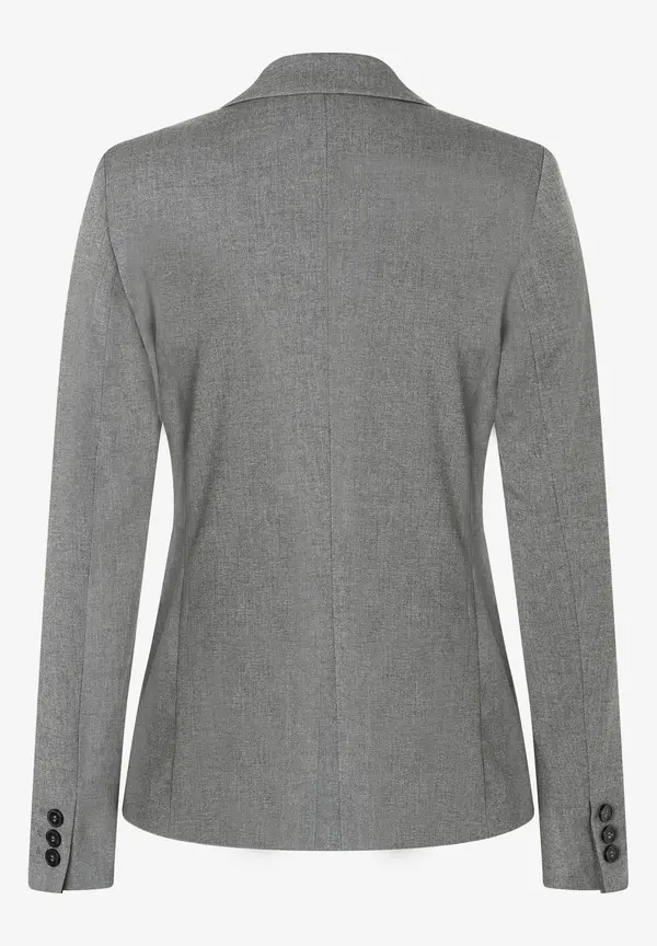 More & More Blazer, grau melange, Herbst-Kollektion Osterangebot