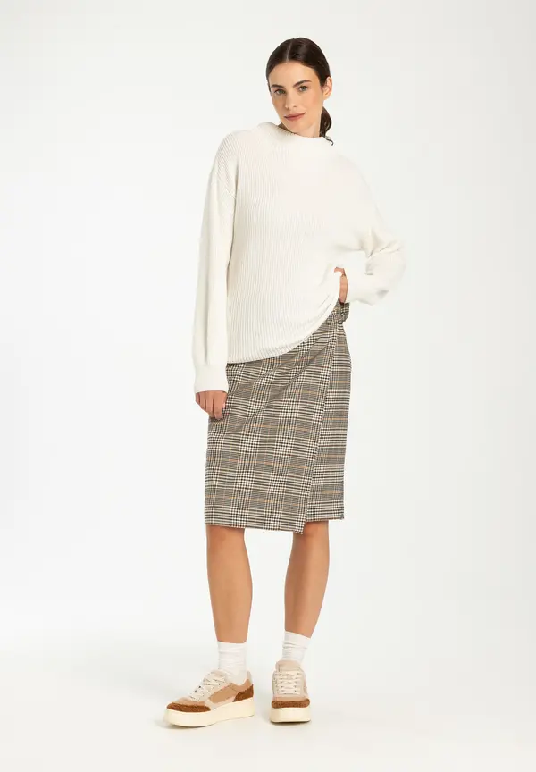 More & More Rippstrick-Pullover, ecru, Herbst-Kollektion Muttertagsangebot