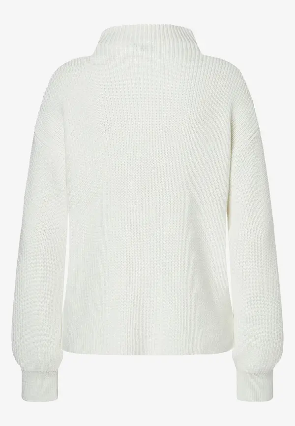 More & More Rippstrick-Pullover, ecru, Herbst-Kollektion Muttertagsangebot