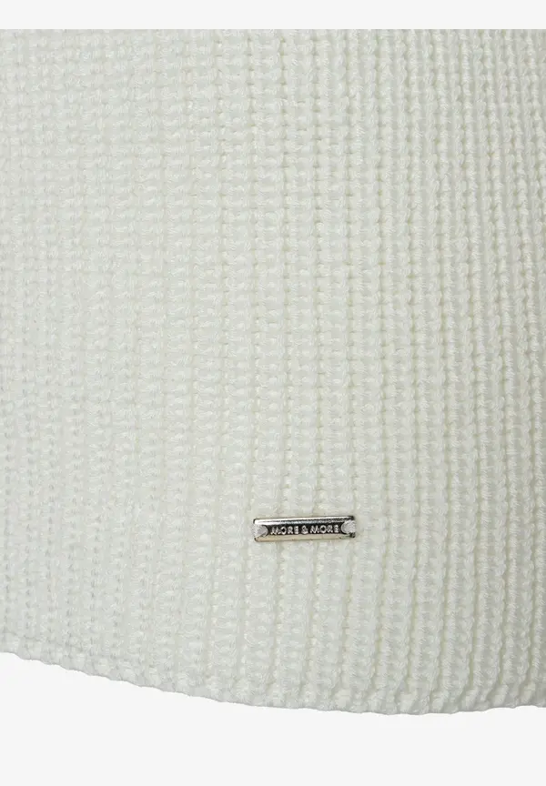 More & More Rippstrick-Pullover, ecru, Herbst-Kollektion Muttertagsangebot