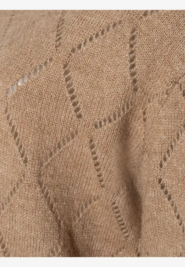 More & More Ajour-Pullover, beige macchiato, Herbst-Kollektion Exklusive Angebote