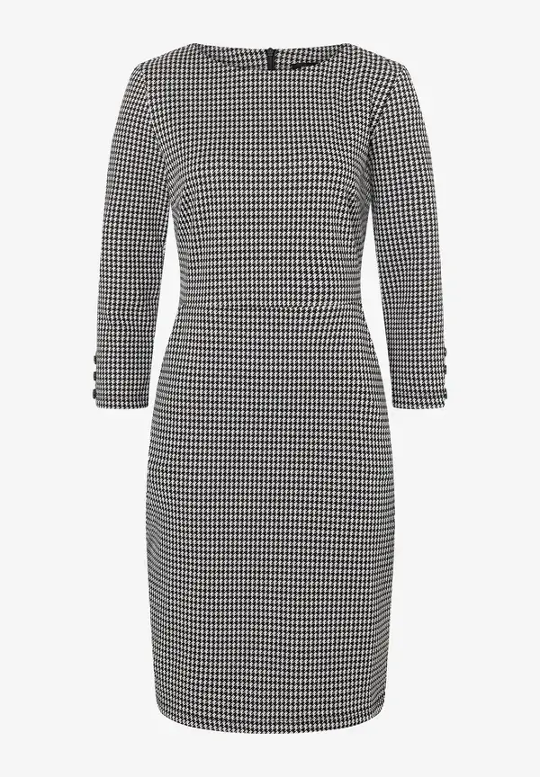 More & More Jerseykleid, Hahnentritt-Dessin, Herbst-Kollektion Neuheiten