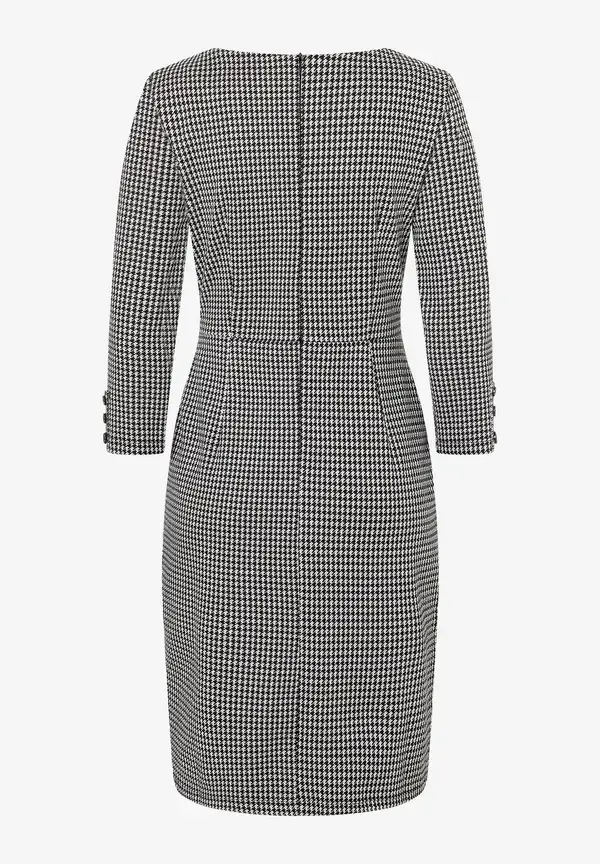 More & More Jerseykleid, Hahnentritt-Dessin, Herbst-Kollektion Neuheiten