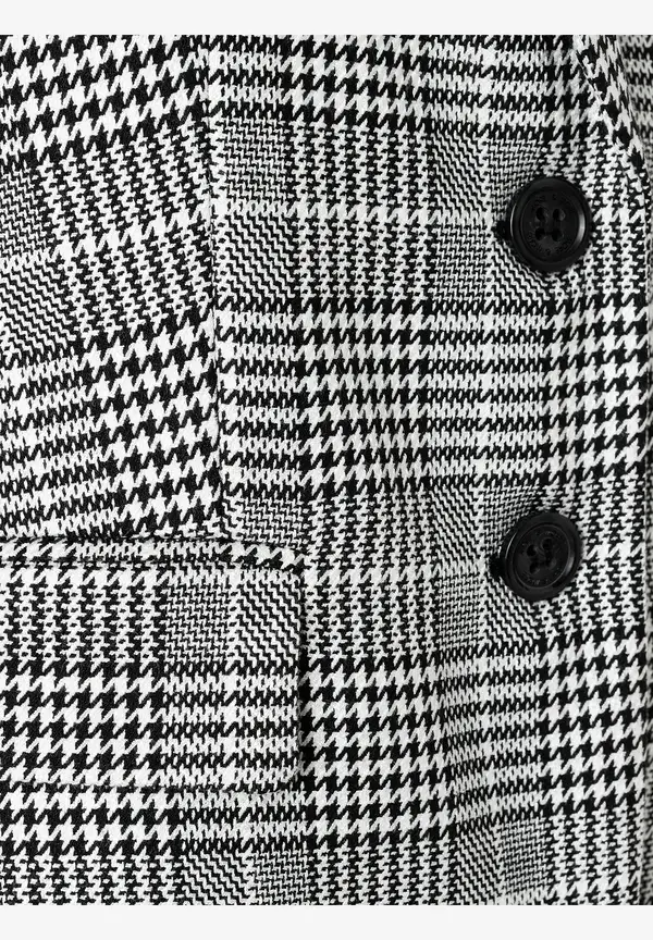 More & More Glencheck Blazer, schwarz/ecru, Herbst-Kollektion Tägliche Deals