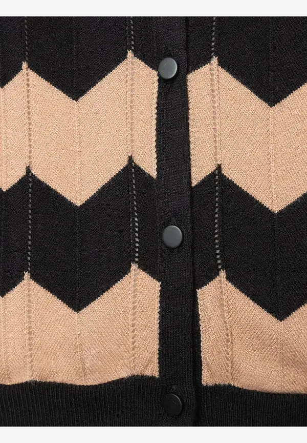 More & More Cardigan, Zick Zack Dessin VIP-Rabatte
