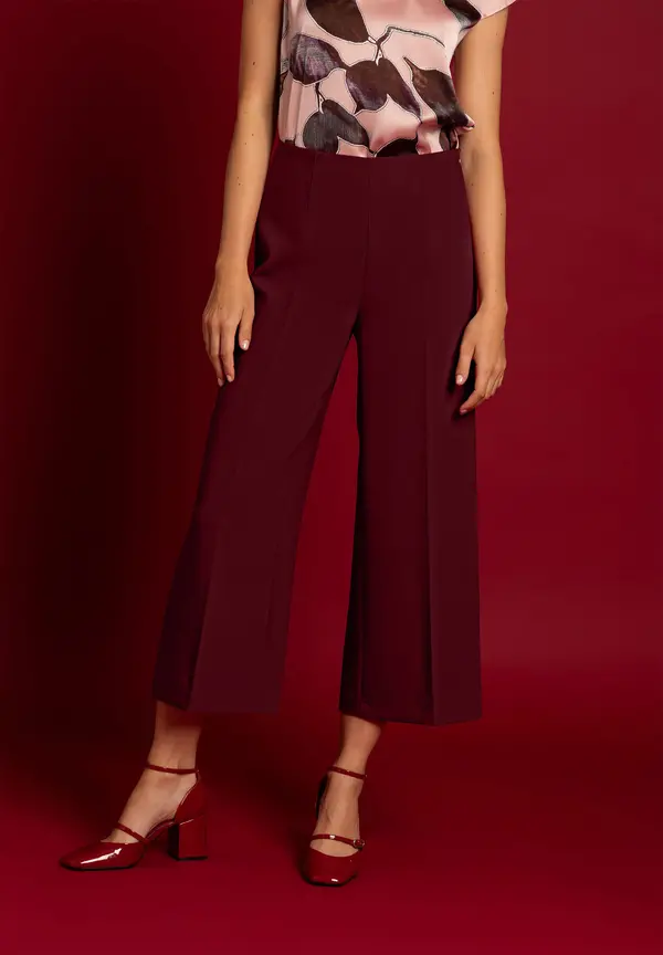 More & More Culotte, bordeaux, Herbst-Kollektion Begrenzte Freigabe