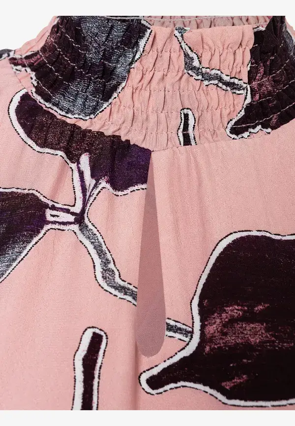 More & More Viskosebluse, Blätterprint, Herbst-Kollektion Letzte 3 Tage