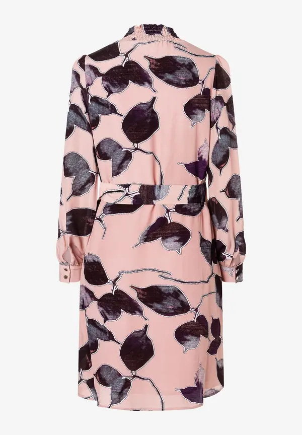 More & More Viskosekleid, Blätterprint, Herbst-Kollektion Zeitbegrenzte Promotion
