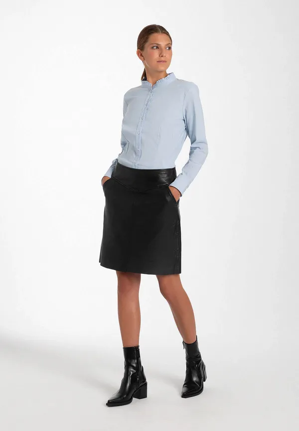 More & More Baumwoll/Stretch Bluse, hellblau, Herbst-Kollektion Super Rabatt