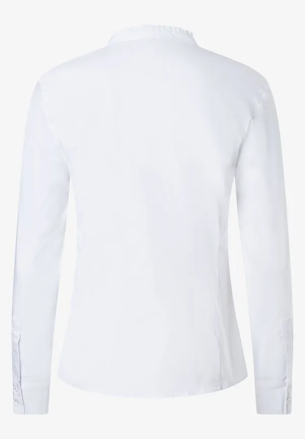More & More Baumwoll/Stretch Bluse, weiß, Herbst-Kollektion Clearance-Verkauf