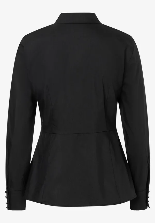 More & More Hemdbluse mit Falten-Detail, schwarz, Herbst-Kollektion Kostenloser Versand international
