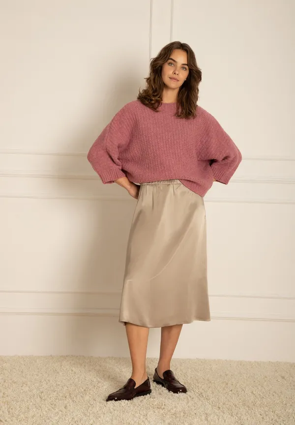 More & More Pullover, wild rose, Herbst-Kollektion Outlet