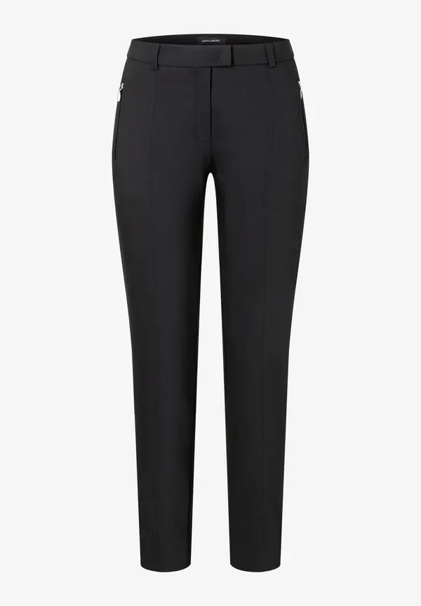 More & More gepflegte Stretchhose, schwarz Auslauf