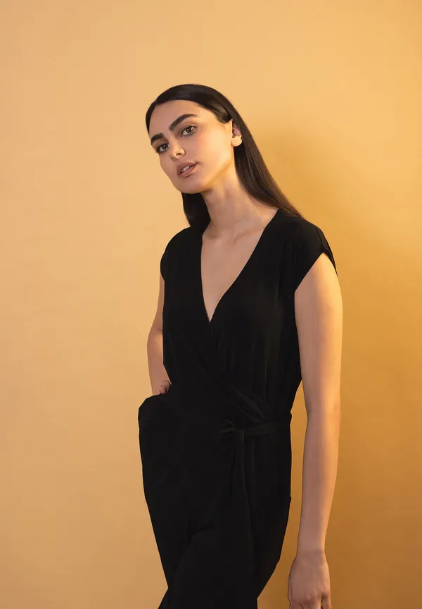 More & More Jersey-Jumpsuit, schwarz, Sommer-Kollektion Angebote