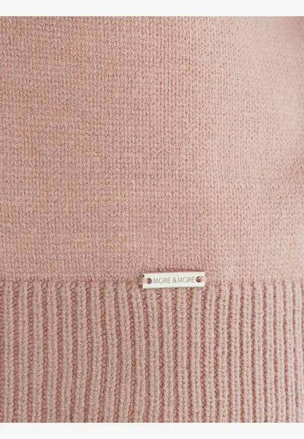 More & More V-Neck Pullover, rosa, Frühjahres-Kollektion Fabrik Onlineshop