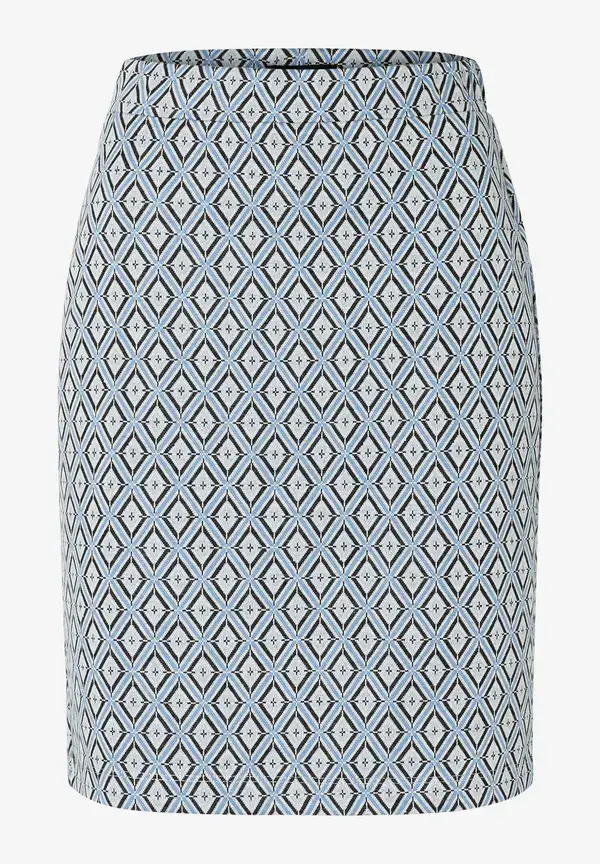 More & More Jerseyrock mit Jacquardmuster, Frühjahrs-Kollektion Sonderangebot