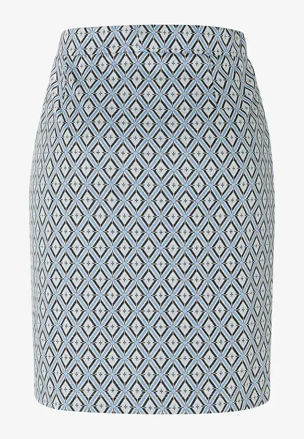 More & More Jerseyrock mit Jacquardmuster, Frühjahrs-Kollektion Sonderangebot