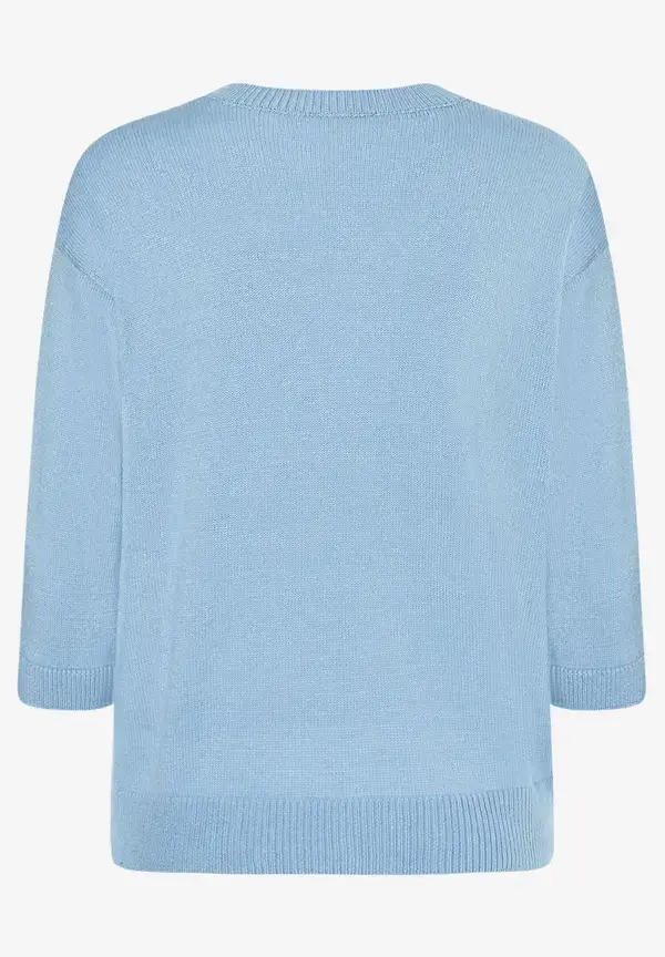 More & More V-Neck Pullover, hellblau, Frühjahres-Kollektion Online Shopping