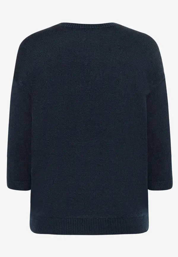 More & More V-Neck Pullover, marine, Frühjahres-Kollektion Weihnachtsangebot