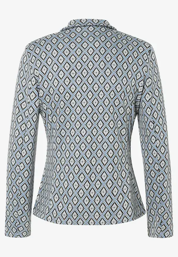 More & More Jerseyblazer mit Jacquardmuster, Frühjahrs-Kollektion Valentinstagsangebot
