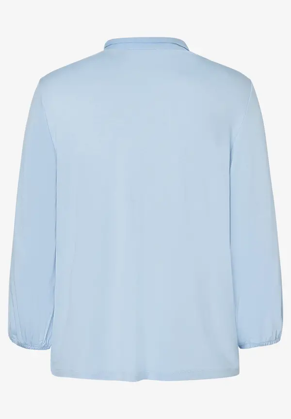 More & More Blusenshirt, 3/4 Arm, hellblau, Frühjahrs-Kollektion Große Rabatte