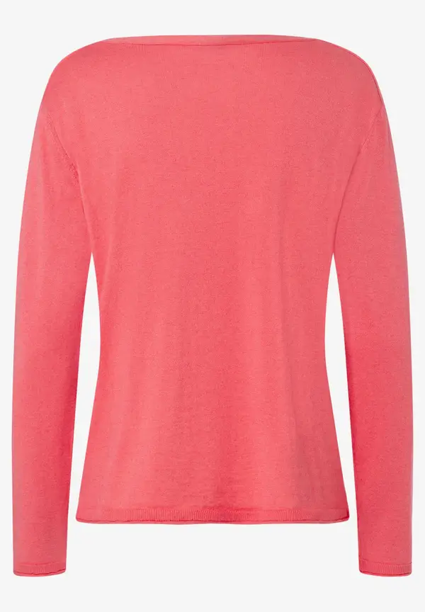 More & More Feinstrick-Pullover mit Kaschmir, milky red, Frühjahrs-Kollektion Bestseller