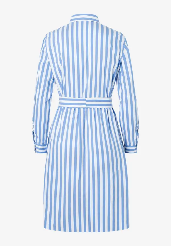 More & More Hemdblusenkleid mit Streifenmuster, blau/weiß, Frühjahrs-Kollektion JETZT KAUFEN