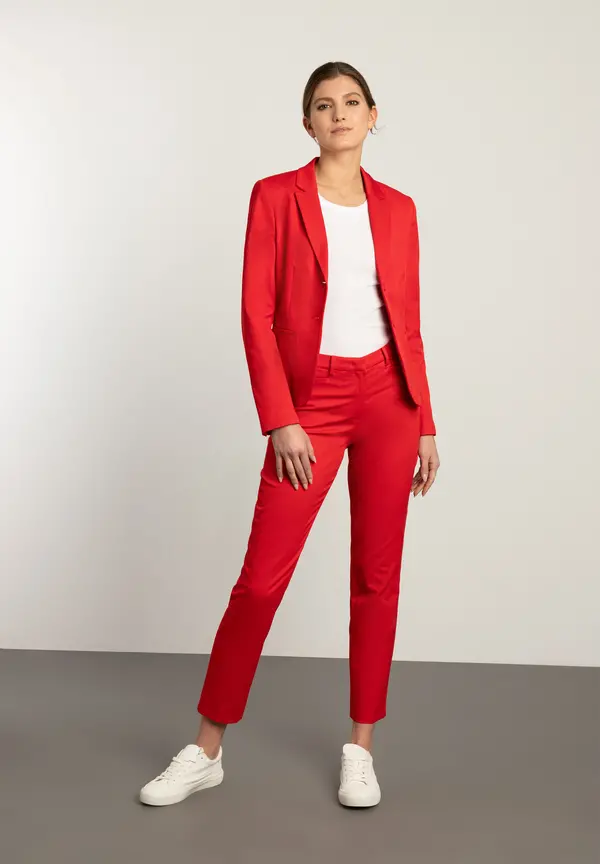More & More Blazer mit feiner Struktur, rot, Frühjahrs-Kollektion Neueste Stile