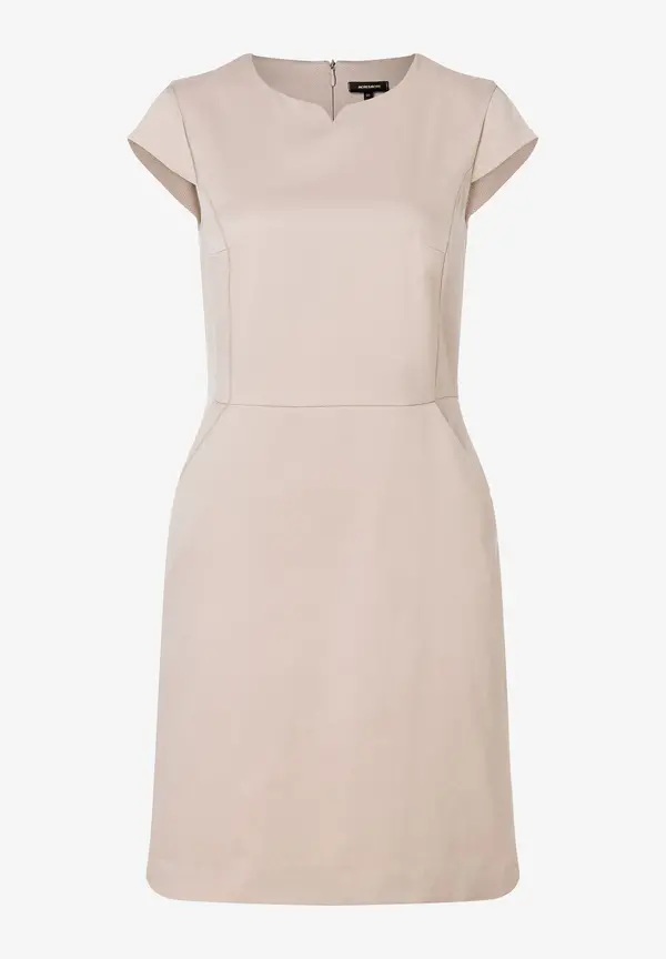 More & More Etuikleid mit feiner Struktur, beige, Frühjahrs-Kollektion Bis zu 60% Rabatt