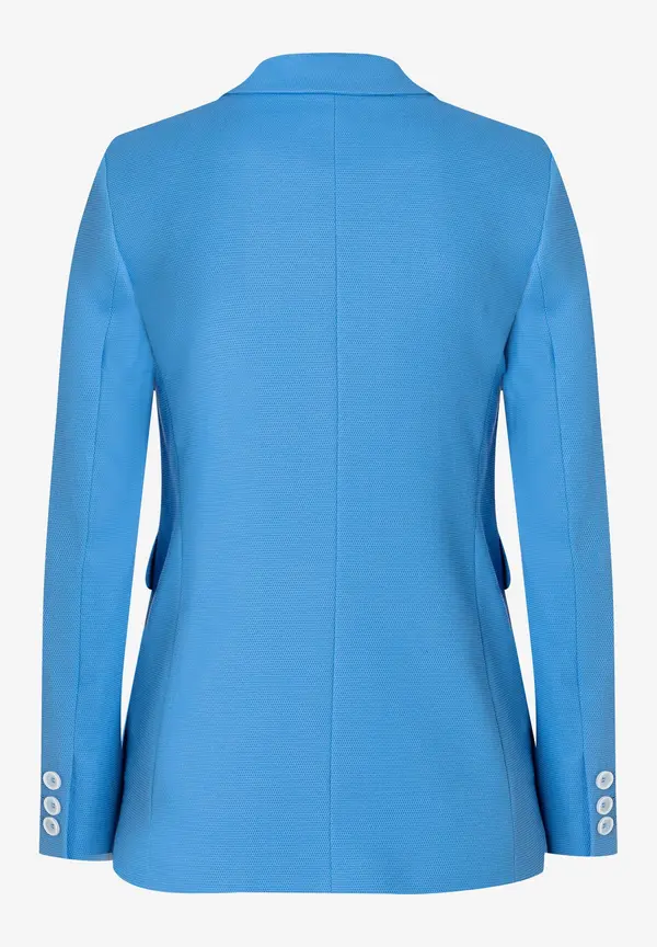 More & More strukturierter Blazer, blue breeze, Frühjahrs-Kollektion Fabrikladen