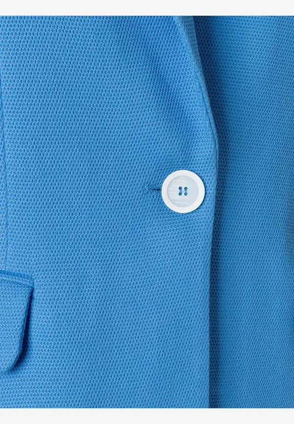 More & More strukturierter Blazer, blue breeze, Frühjahrs-Kollektion Fabrikladen
