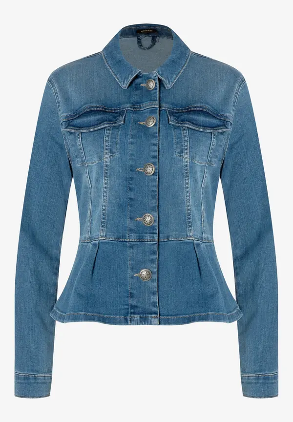More & More Jeansjacke mit Schößchen, Frühjahrs-Kollektion Begrenzt auf 3 Tage