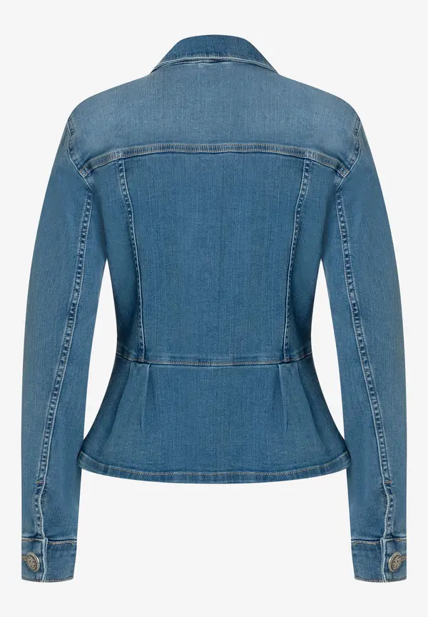 More & More Jeansjacke mit Schößchen, Frühjahrs-Kollektion Begrenzt auf 3 Tage