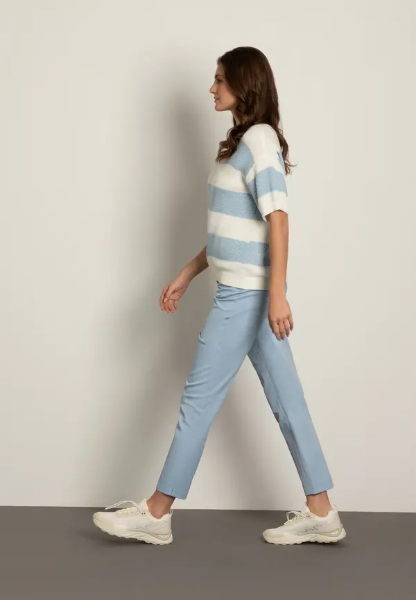 More & More Pullover, hellblau/ecru, Frühjahrs-Kollektion Online