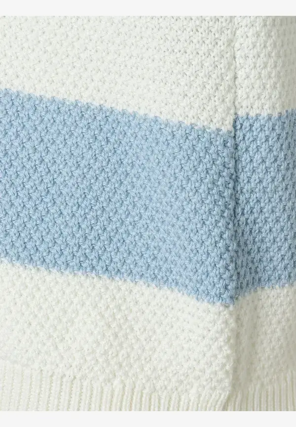 More & More Pullover, hellblau/ecru, Frühjahrs-Kollektion Online