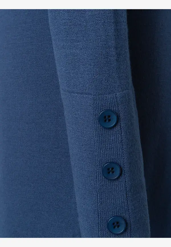 More & More langer Cardigan, estate blue, Frühjahrs-Kollektion Outlet