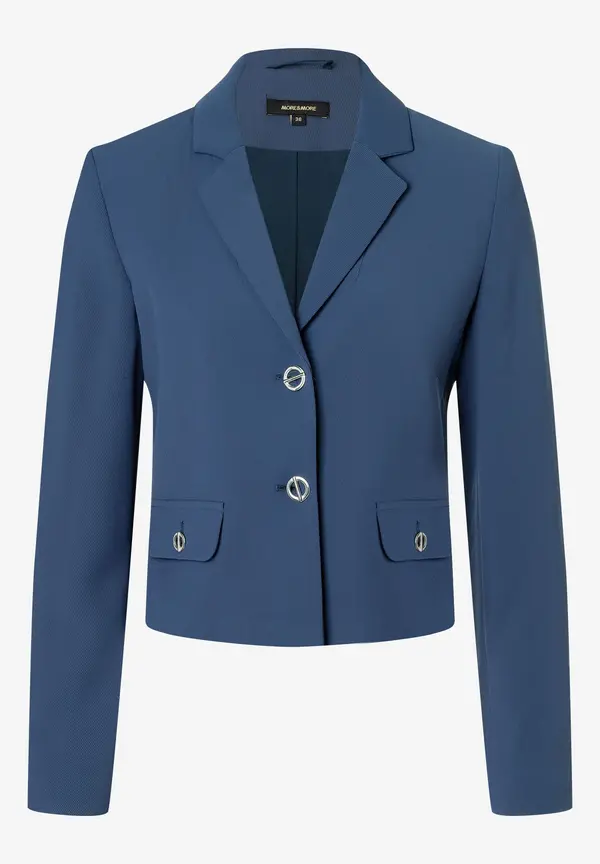 More & More kurzer Blazer, estate blue, Frühjahrs-Kollektion Schlussverkauf