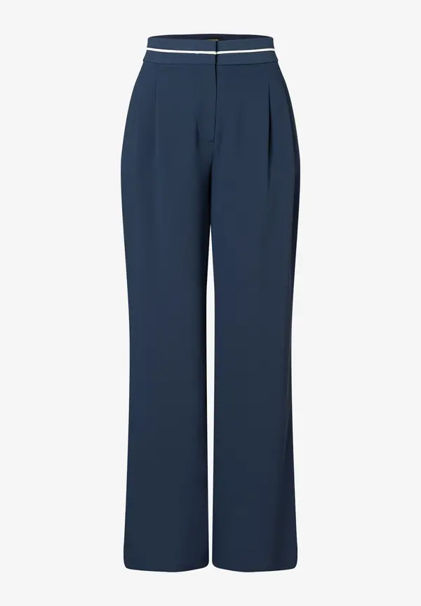 More & More weite Hose, estate blue, Frühjahrs-Kollektion Kostenloser Versand