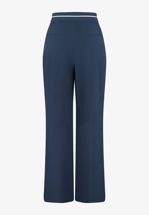 More & More weite Hose, estate blue, Frühjahrs-Kollektion Kostenloser Versand