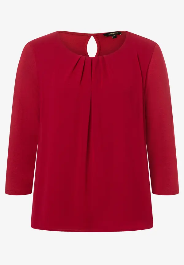 More & More Blusenshirt, rot, Herbst-Kollektion Top Angebot