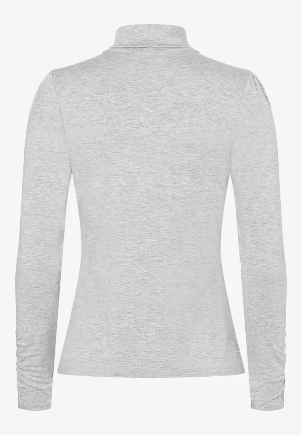 More & More Rollkragenshirt, grau melange, Herbst-Kollektion Online Outlet