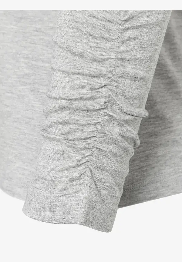 More & More Rollkragenshirt, grau melange, Herbst-Kollektion Online Outlet
