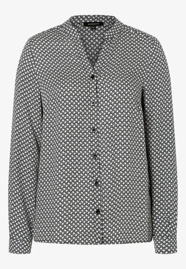 More & More Viskosebluse, Minimal-Print, Herbst-Kollektion Zeitlich begrenztes Angebot