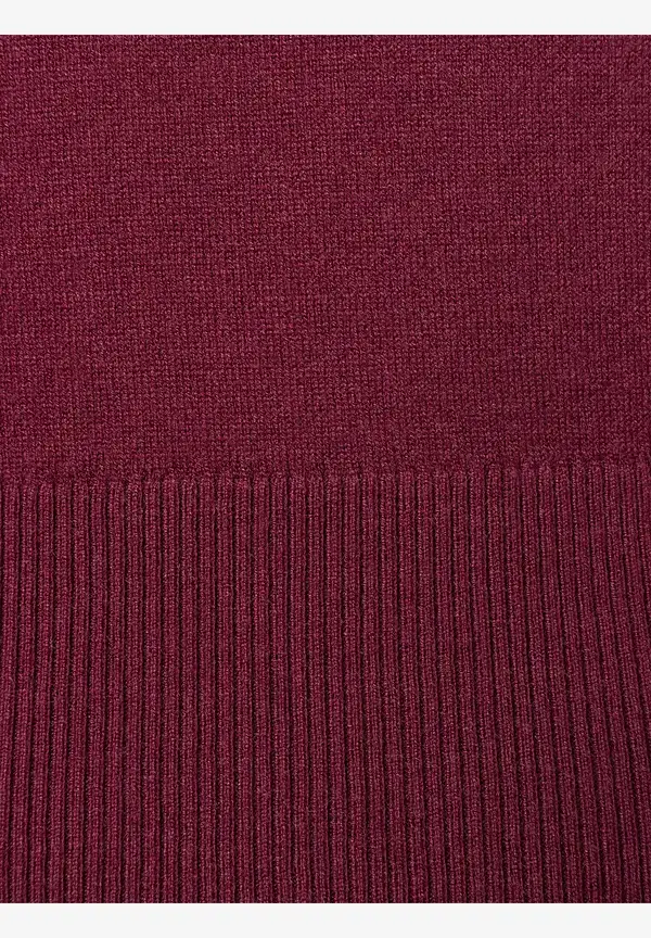 More & More Feinstrickpullover, bordeaux, Herbst-Kollektion Exklusive Angebote