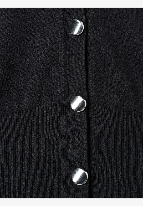 More & More Cardigan mit Metallknöpfen, schwarz, Herbst-Kollektion Neuheiten