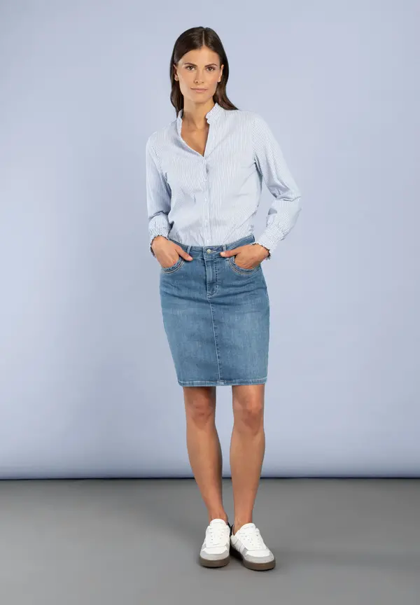 More & More Jeansrock, Five-Pocket Tägliche Deals