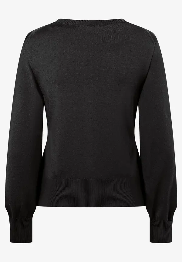 More & More Feinstrickpullover, schwarz, Herbst-Kollektion Zeitbegrenzte Promotion